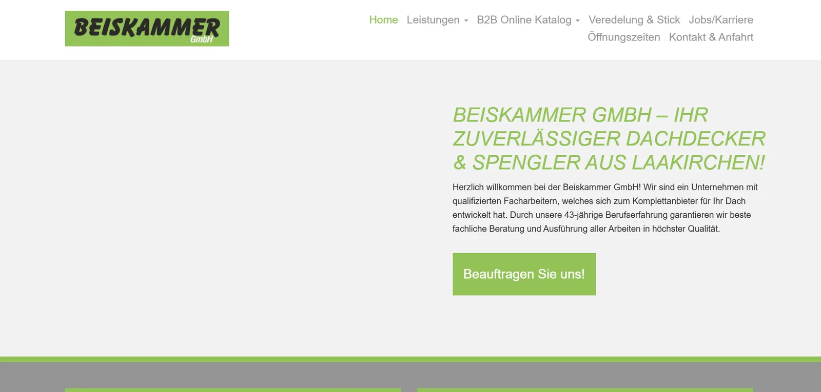 Beiskammer GmbH — vorher