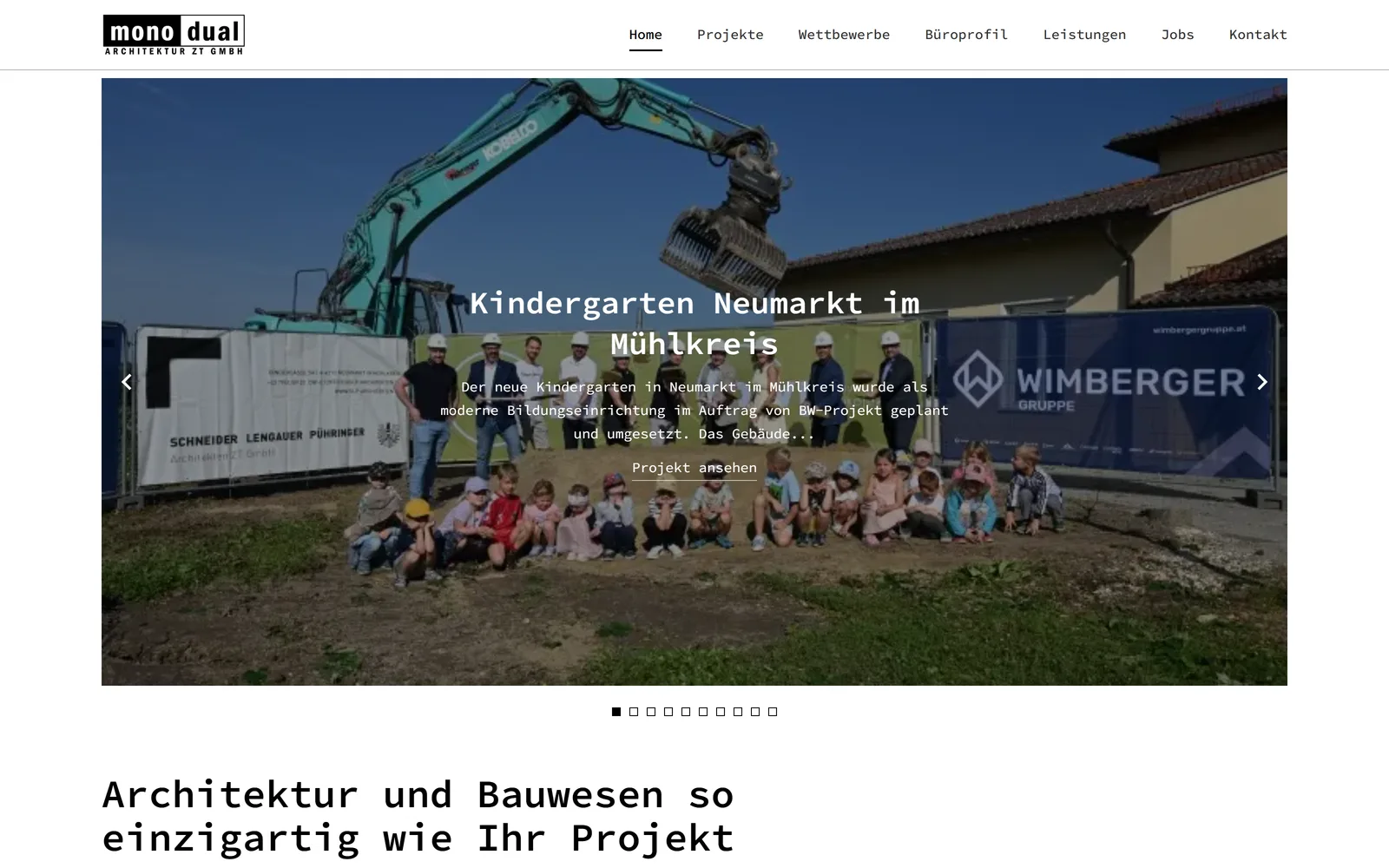 Referenz: monodual Architektur